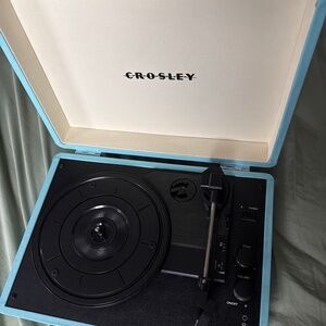 Crosley Vinyl Record Player, Teal, Good